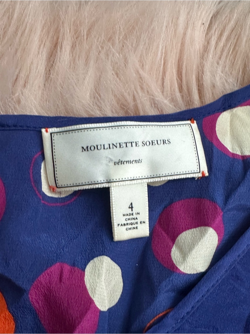 Anthropologie Moulinette Soeurs  Polka Dot Dress sz 4 - Picture 3 of 7